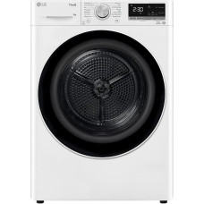LG V9R09TC šiluminio siurblio džiovyklė, 9 kg talpos, jutiklinė džiovinimo funkcija, 