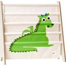 3 Sprouts - Montessori vaikų kambario medinė knygų spinta - Dragon