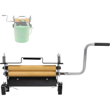 High Performance Laundry Press, Portable Laundry Press without Grid with Adjustable Steel Stand, Hand Crank Laundry Press, Removes 95% of Water, for Daily Use at Home for Car Washes