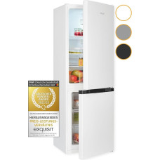 Exquisit Fridge Freezer Combination KGC231-60-E-050C White | 157 L Net Capacity | Quick Cooling | Alarm | 4 x Freezing