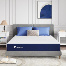 Avenco Matratzen 140x200，Gel Gedächtnisschaum Matratze, Comfort High Elastic Memory Foam Matratze, Mittelfeste Hybridschaum-Matratze für kühlen Schlaf，Öko-Tex Zertifiziert，14cm