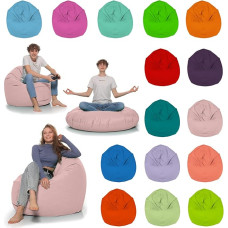2-in-1 Bean Bag, Floor Cushion for Adults and Children, for Gaming or Relaxing, Indoor and Outdoor Use, Waterproof, with EPS Beads