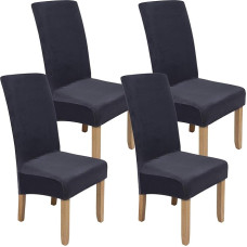 Colorxy Spandex audinys Stretch Valgomojo kėdė Slipcovers Namų dekoro rinkinys 4