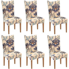 Dining Room Chair Covers Removable Elastic Slipcovers Spandex Seat Covers Banquet Chair Seat Cover for Hotel and Wedding Ceremonies in the Kitchen