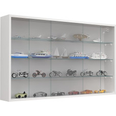 VCM Drivalo XL pakabinama stiklinė vitrina Išmatavimai H 60 x W 100 x D 15 cm Moderni ir erdvę taupanti stiklinė vitrina