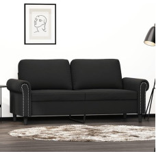 ZEYUAN 359534 2 vietų sofa, juoda, 140 cm, aksomas, svetainės sofa, sofos ir kušetės, poilsio sofa, svetainės sofa