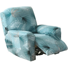 NILUOH Saulės gultas Slipcover Stretch Spausdintas su šonine kišenė Sofa Sofa Couch Cover Neslystantis baldų apsauga su elastinga apačia 48cm