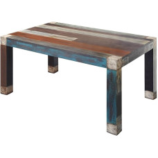 GOA 3515 Medinis valgomojo stalas 100 x 160 x 77 cm įvairiaspalvis