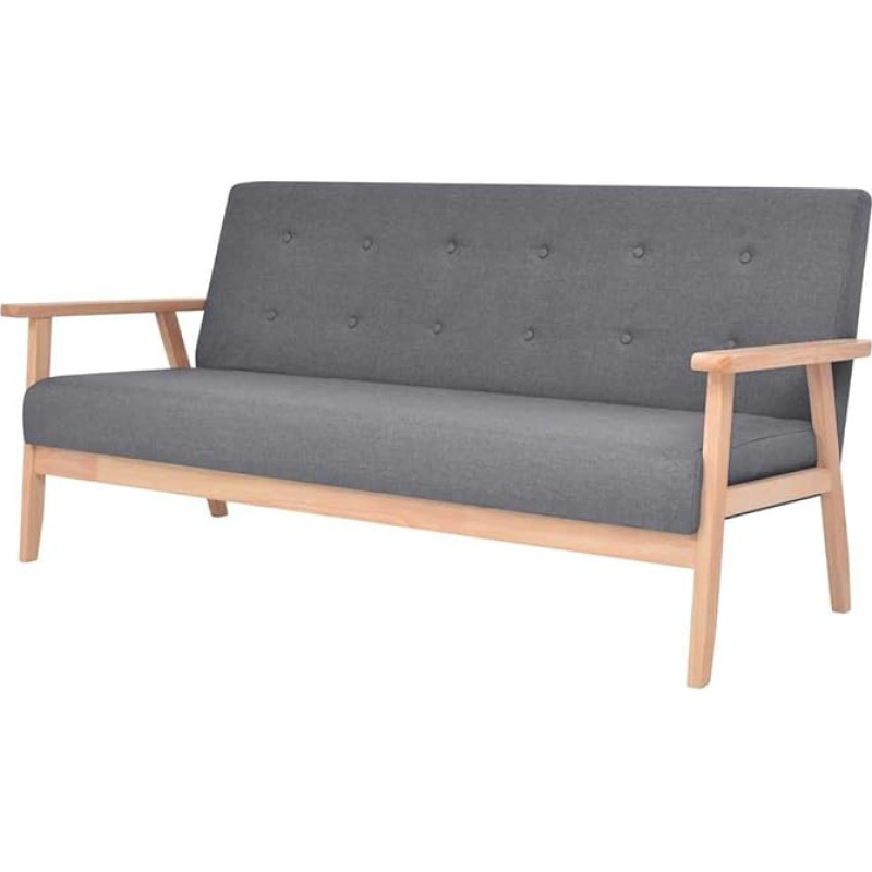 Bendras sofos komplektas 2-TLG. Stoff Dunkelgrau,Möbel,Sofos,35.95KG,274924