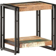 vidaXL šoninis staliukas Pramoninio stiliaus kavos staliukas Naktinis staliukas Svetainės staliukas Kavos staliukas Naktinis staliukas Sofos staliukas 40 x 30 x 40 cm Perdirbtas medžio masyvas