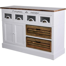 Palazzo Sideboard Shabby Vintage Effect White