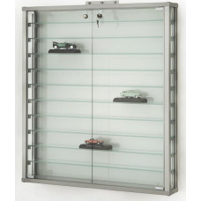 MHN kolekcionieriaus vitrina ir pakabinama vitrina 11 x 78 x 86,5 cm - rakinama stiklinė vitrina, idealiai tinkanti figūrėlėms, automobilių modeliams, 