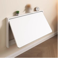 Klapptisch zur Wandmontage, für Küche, Waschküche, Badezimmer, Schlafzimmer, platzsparend, zusammenklappbar, mit Blätter-Design (L x B x H): 80 x 40 cm