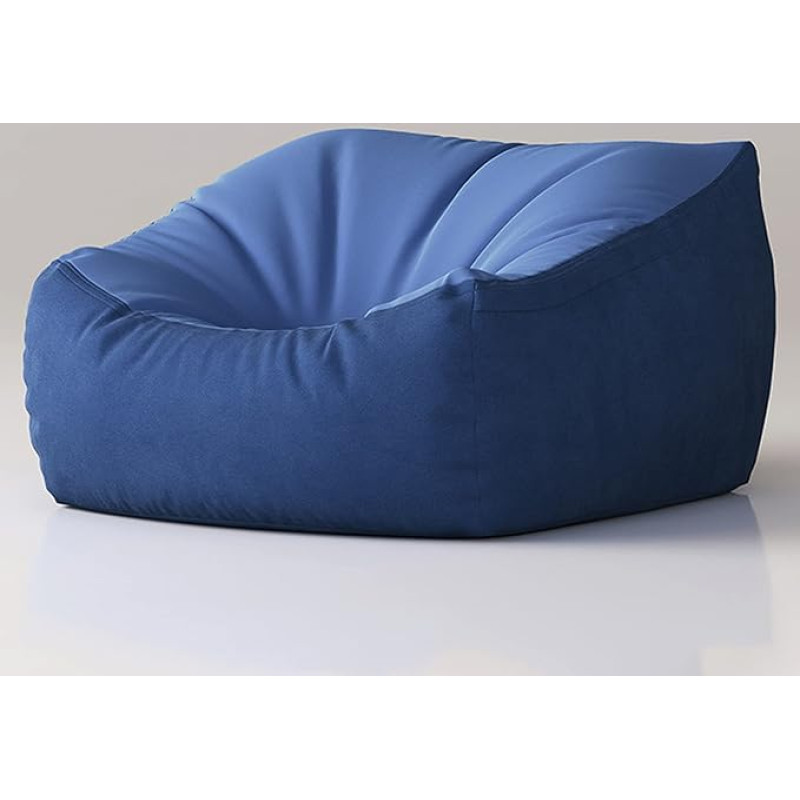 Freizeitsofa Stuhl Wohnzimmer Schlafzimmer Balkon Einleder 65x65cm navyblue