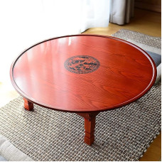 Sulankstomas kavos staliukas iš medžio masyvo japoniško stiliaus sulankstomas valgomasis meditacijos stalas (27,5 x 11,4 colio)