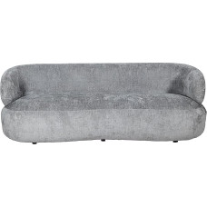 DRW 3 vietų medžiaginė sofa, pilka, 231 x 78 x 91 cm, 231 x 78 x 91 cm