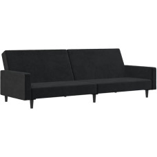 Genérico wenjingqi-375740 2 vietų sofa Velvet Black