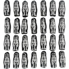Halloween Decoration Economy Pack, 30 Skeletons Made of Chocolate Individually Wrapped, 210 g CAPTAIN PLAY Halloween Sweets for Decorating and Decorating
