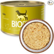 BIOPUR Organic Diet Dog Food for Heart Diseases - 6 x 400 g - šlapio maisto su sumažintu natrio kiekiu ir 100 % ekologišku maistu - visavertis dietinis maistas šunims
