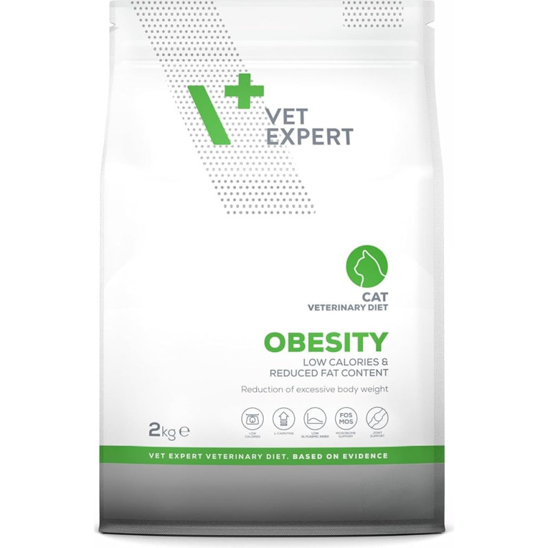 VET EXPERT OBESITY CAT - Tiermedizin kačių sausas maistas 2kg