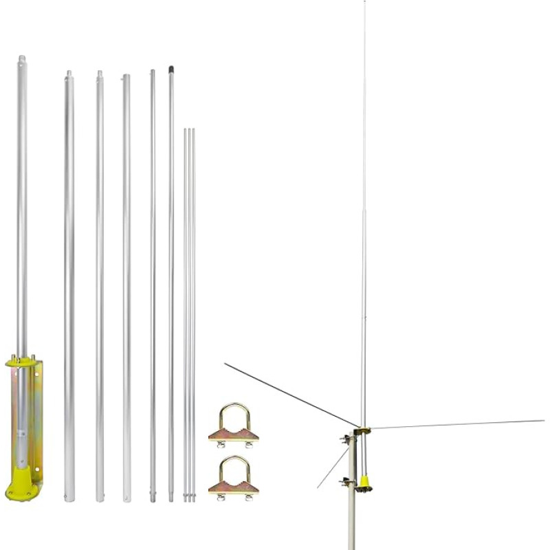 HYS CB radijo stoties antena 26-28 MHz CB namų bazės stacionarios antenos 620 cm ilgio