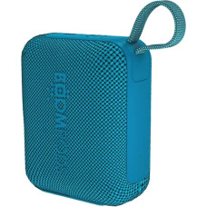 Boompods Beachboom Mini - Small Music Box Bluetooth Speaker, Waterproof IPX7, Robust, Rich Bass, Ocean Bound Plastic, Dual Pairing - Blue