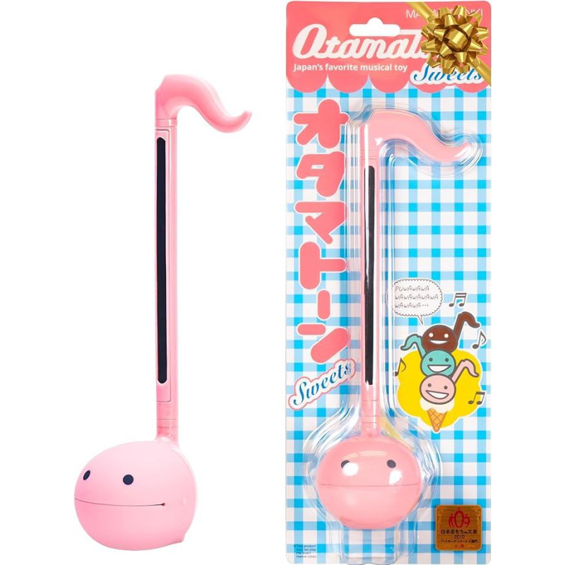 Otamatone Regular Strawberry, japoniškas elektroninis muzikos instrumentas, nešiojamasis skaitmeninis muzikos instrumentų sintezatorius, vaikams, paaugliams, suaugusiesiems, įdomus, šaunus gimtadienio, kalėdinis dovanų žaislas