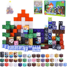 MEESHEEP 300 Pieces Building Blocks, Build Exactly The Models Pictured, STEM Montessori Toys Children (3-10 Years), Promotes Creativity, Imagination & Confidence, Storable