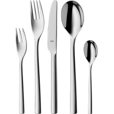 Silit Trend Cutlery Set for 6 People, 30 Pieces, Monobloc Knife, Crominox Polished Stainless Steel, Rustproof, Scratch-Resistant, Durable, Dishwasher Safe