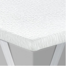 90 x 200 cm gelio atminties putų čiužinio viršutinis sluoksnis - 5 cm aukščio, mažinantis spaudimą, kvėpuojantis ir neslystantis, su surišimo dirželiais - idealiai tinka 