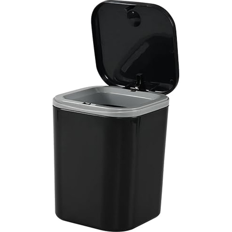 Mini šiukšliadėžė Maža šiukšliadėžė 1,5 l Mini šiukšliadėžė, skirta stalo stalviršiui, juoda