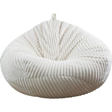Bean Bag Armchair Cover, Bean Bag Chairs Couch Sofa Cover Bean Bag Sofa Cover Lounger Sofa be pildymo pagalvėlės Pliušiniai žaislai antklodė (dramblio kaulo kaulo, 80 x 90 cm)