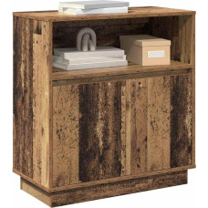 vidaXL Rustic Buffet Sideboard Made of Solid Wood for Dining Room with Sliding Doors and Lots of Storage Space Recycled Construction Stylish Functional Home Decor Furniture Cabinet Interior Solution