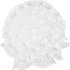 Tischset PVC Blumen, 2er-Set Beidseitiges Blumenblattmuster, hitzebeständig Platzset Modern, Tischset für Küchen Zuhause Esszimmertisch Restaurant, 38x38cm, Silber