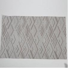 Tischset Rechteckig Leder, 2er-Set Kariertes strukturiertes widerstandsfähiges Rechteck Platzsets, Küchen-Tischsets für Esstisch, 45x30cm, Kaffee