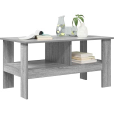 vidaXL Sonoma pilkas kavos staliukas, 90 x 50 x 45 cm, medžio kompozitas, stilingas kavos staliukas, stačiakampio formos, funkcionalus, būtinas svetainei, puikus šiuolaikinių baldų akcentas
