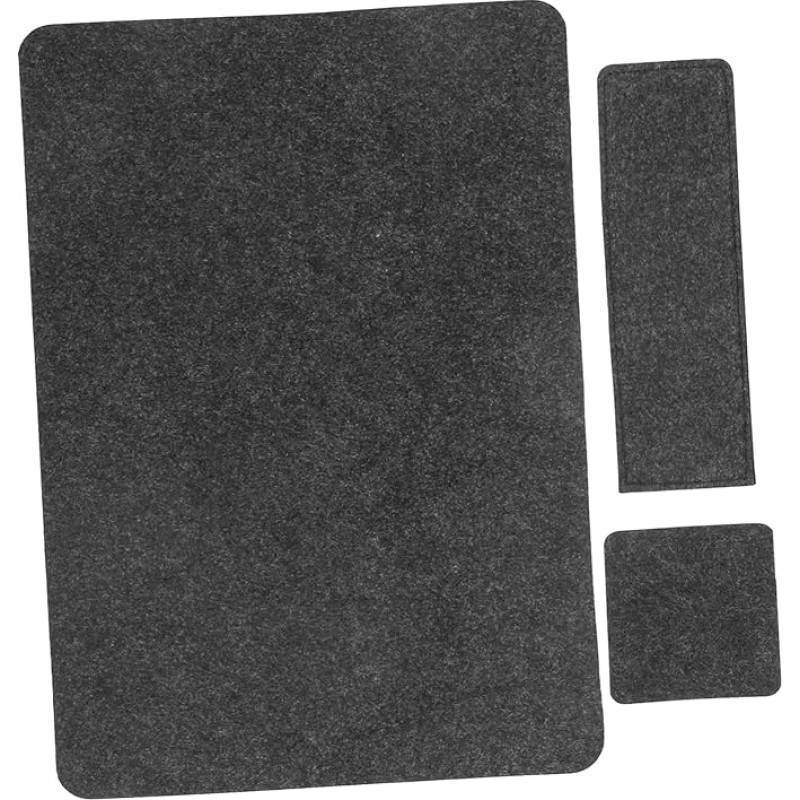 IMIKEYA Felt Placemats Coaster Šilumos izoliacija Valgomojo kilimėliai interjero apdailai Apvalūs padėkliukai