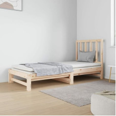 LAPOOH Išskleidžiama dieninė lova, sofa lova, sofa su sofa lova, sofa lova, sofa lova, dieninė lova, sofa lova, sofa lova, sofa lova, sofa lova, sofa lova, jaunimo lova, 2 x (90 x 190) cm, pušies masyvas