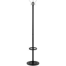HAKU drabužių stovas Aliuminis Juodas aliuminis Metalinis drabužių stovas Aukštis 179 x Skersmuo 37 cm Stilius: Šiuolaikinis