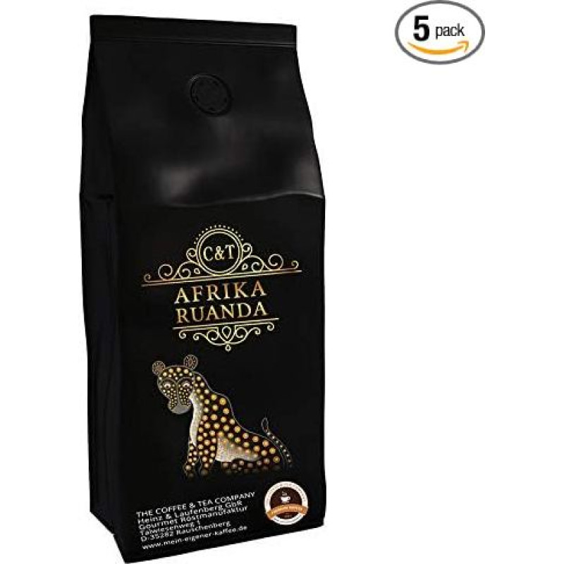 Kavos patiekalas iš Afrikos - Ruandos, tūkstančio kalvų šalies - Aukštumų kava (visos pupelės, 500 g) - kaimiška kava - aukščiausios kokybės kava - mažai rūgšties - švelni ir šviežiai skrudinta