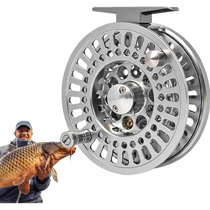 Fliegenrolle, Fliegenrolle - leichtes Baitcasting - Ausrüstung, Angelrolle aus Aluminiumlegierung für a, Enthusiasten