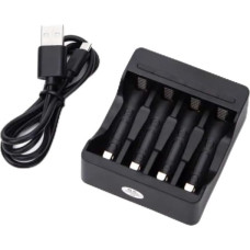 Greitas įkroviklis 1,2 V 4 baterijos USB DC5V 1A mišrus įkrovimas Nešiojamas LED indikatorius