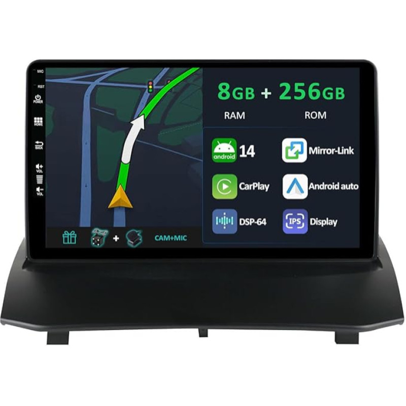 [8G + 256G] IPS 9 colių 