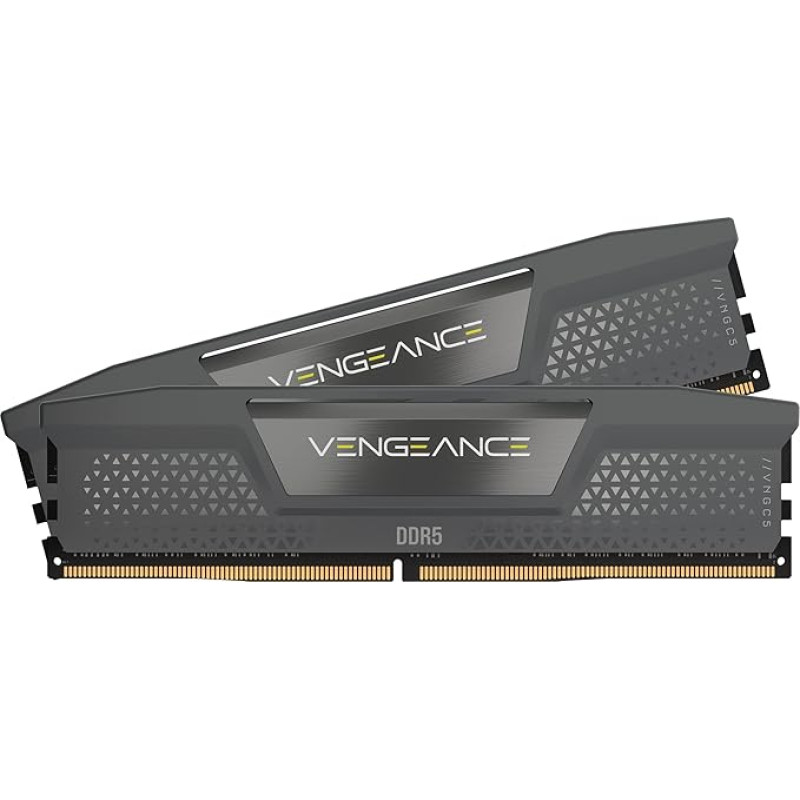 CORSAIR Vengeance DDR5 RAM 32GB (2x16GB) Up to 6000MHz CL30-36-36-76 1.40V AMD EXPO Intel XMP 3.0 Desktop Memory - Grey (CMK32GX5M2B6000Z30)
