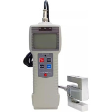 Laborkraftmessgerät, digitales Kraftmessgerät mit externem Sensor, mit Echtzeit-/Spitzenmodus, Datenausgabe, 3 Einheiten (Kgf/Lbf/N), für Kraftprüfungen und zerstörende Prüfungen(A,200N)