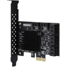 PCI-E į SATA 3.0 valdiklio kortelė 8 prievadų SATA 3.0 sąsajos išplėtimo kortelė su CD su tvarkykle 7/8/XP/10