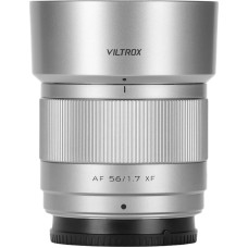 VILTROX 56 mm F1.7 Fuji, 56 mm f/1.7 XF Fuji X montavimo objektyvas, APS-C objektyvas Fuji X-Mount X-T5 X-T4 X-T30 II X-S10 X-T200 X-T30 X-H1 X-H2 X-T3 X-M5, sidabrinės spalvos