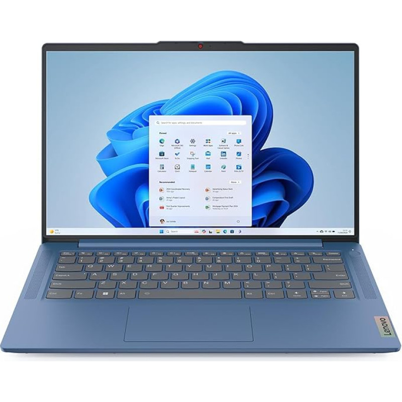 Lenovo IdeaPad Slim 3 | 14 colių Full HD nešiojamasis kompiuteris | Intel Core i3-N305 | 8 GB RAM | 512 GB SSD | Windows 11 Home | Abyss Blue