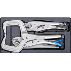 Gedore Grip Pliers Set In 1/3 ES Module, 1500 137