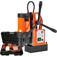 Magnetbohrmaschine Kernbohrmaschine 35 mm Bohrdurchmesser, 1400Wtragbare elektrische Magnetbohrmaschine mit 2 Kernbohrern, für Metalloberflächen MD-23A